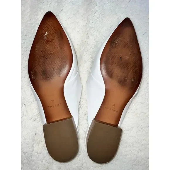 Cole Haan white Pointed Toe Mules - size 10 - Picture 8 of 8